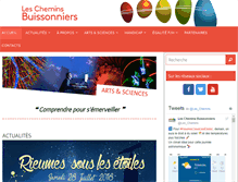 Tablet Screenshot of leschemins-buissonniers.fr